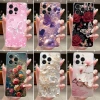 Dành Cho iPhone 14Pro 14ProMax Ốp Lưng Thẩm Mỹ Sang Trọng Bướm Hoa Trong Suốt Mềm TPU Silicon Thạch Bao Cho iPhone 14 Pro Max Ốp Lưng Điện Thoại