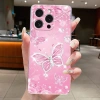 Dành Cho iPhone 14Pro 14ProMax Ốp Lưng Thẩm Mỹ Sang Trọng Bướm Hoa Trong Suốt Mềm TPU Silicon Thạch Bao Cho iPhone 14 Pro Max Ốp Lưng Điện Thoại 4