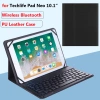 Dành Cho Techlife Pad Neo Tablet Case 10.1 Inch 2.024 Flip Keyboard Case Smart Folio Stand Vỏ Bàn Phím Bluetooth Không Dây