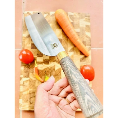 Dao phay đa năng chặt gà vịt, thái thịt rau củ siêu sắc 61HRC giảm giá còn 209.000đ