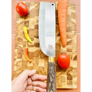 Dao phay đa năng chặt gà vịt, thái thịt rau củ siêu sắc 61HRC giảm giá còn 209.000đ