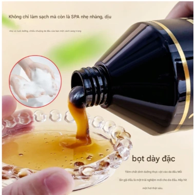 Dầu Gội Kích Mọc Tóc QIWEITANG – Dầu Gội QWEITANG Nhân Sâm Giảm Rụng, Kích Mọc Tóc Đen, Chắc Khỏe Từ Gốc 350ml
