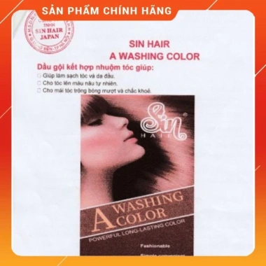 Dầu gội phủ bạc Sin Hair số 1 Nhật Bản - Chăm sóc tóc an toàn, giảm giá 370.000₫