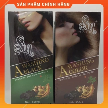 Dầu gội phủ bạc Sin Hair số 1 Nhật Bản - Chăm sóc tóc an toàn, giảm giá 370.000₫