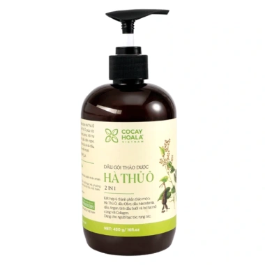 Dầu Gội Thảo Dược 2in1 Hà Thủ Ô Giảm Rụng Tóc, Tóc Dày & Mượt 420g Giá Tốt