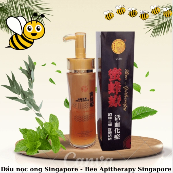 Công dụng và cách dùng Dầu Nọc Ong Sư Tử Đỏ Bee Apitherapy Singapore: Hướng dẫn chi tiết