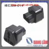 Đầu Phích Chuyển C13 IEC320 Sang Ổ Điện 2/3 Chấu 10A - Bộ Chuyển Đầu Cắm UPS PDU Giá Tốt 2