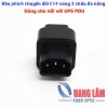 Đầu Phích Chuyển C13 IEC320 Sang Ổ Điện 2/3 Chấu 10A - Bộ Chuyển Đầu Cắm UPS PDU Giá Tốt 3