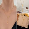 Dây chuyền titan nữ không gỉ - Vòng cổ dài thanh lịch CT46 giá 65.000₫ 10