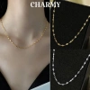 Dây chuyền vàng nữ titan trơn DT104 kiểu lá không gỉ - giảm còn 45.000₫