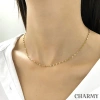 Dây chuyền vàng nữ titan trơn DT104 kiểu lá không gỉ - giảm còn 45.000₫ 6