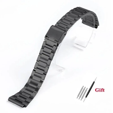 Dây đeo đồng hồ 18mm cho Casio F-91W F105 F108 A158 A168 AE1.300 AE1.200 Dây đeo đồng hồ thay thế Phụ kiện vòng tay bằng thép không gỉ