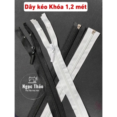 Dây kéo khóa áo chống nắng 1.2m HKK - Mua 2 chỉ 29k giảm từ 35.9k