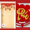 Dây Liễn Rèm Nhung Đỏ Trang Trí Tết 2.026 - Decor Nhà Đón Tài Lộc, Giá Chỉ 79.000đ 2