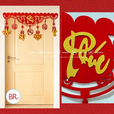 Dây Liễn Rèm Nhung Đỏ Trang Trí Tết 2.026 - Decor Nhà Đón Tài Lộc, Giá Chỉ 79.000đ