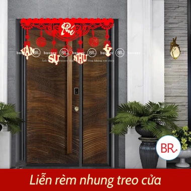 Dây Liễn Rèm Nhung Đỏ Trang Trí Tết 2.026 - Decor Nhà Đón Tài Lộc, Giá Chỉ 79.000đ