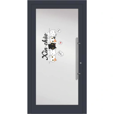 Decal dán cửa chữ WELCOME đẹp - Trang trí cửa kính, tường chỉ 21.000 đồng