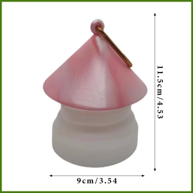 Đèn cắm trại silicone đa năng sạc lại, linh hoạt, đi bộ và leo núi - 114.400₫ 5