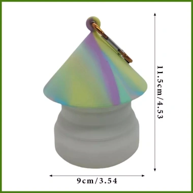 Đèn cắm trại silicone đa năng sạc lại, linh hoạt, đi bộ và leo núi - 114.400₫ 10