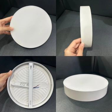 Đèn LED ốp trần tròn đế nhựa viền mỏng ánh sáng tràn viền 18W Rạng Đông LN29N 220/18W