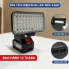 Den LED Sieu Sang 35-55 LED Pin Tich Dien 2 Che Do Sang Co Cong Sac USB Tay Cam Tien Loi Gia Re