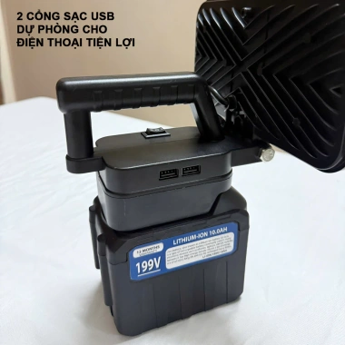 Den LED Sieu Sang 35-55 LED Pin Tich Dien 2 Che Do Sang Co Cong Sac USB Tay Cam Tien Loi Gia Re 2
