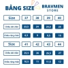 Dép da nam Công Thái Học Bravmen K13 đế trắng thủ công chữ H dáng mảnh Giá 403.920₫ 9