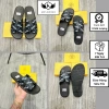 Dép HM chữ H hoạ tiết ngựa kéo xe - Bản mới, Quai Ngang, Đế cao DA, chỉ 189.000₫