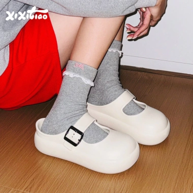 Dép Mary Jane Xixitiao Nữ Phong Cách Mới - Đi Biển, Ngoài Trời Mùa Hè, 205.200₫