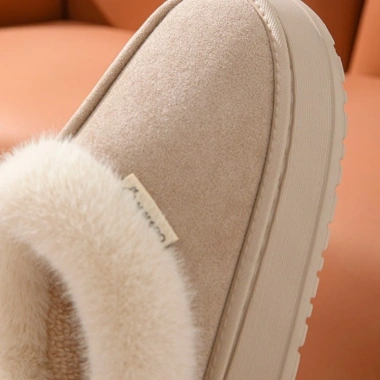 Dép Nữ HYCEO, Dép Cotton Xốp Nhớ Chống Trơn Trượt, Dép Lót Sang Trọng Chống Mài Mòn Dép Ấm Áp Cho Mùa Thu Đông
