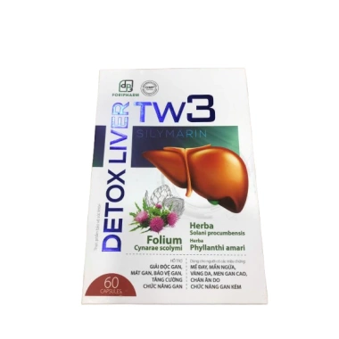 Detox Liver TW3 60 viên - Hỗ trợ mát gan, tăng chức năng gan, giảm mỡ gan nhanh 2 Detox Liver TW3 60 viên - Hỗ trợ mát gan, tăng chức năng gan, giảm mỡ gan nhanh 2