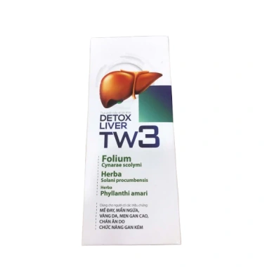 Detox Liver TW3 60 viên - Hỗ trợ mát gan, tăng chức năng gan, giảm mỡ gan nhanh