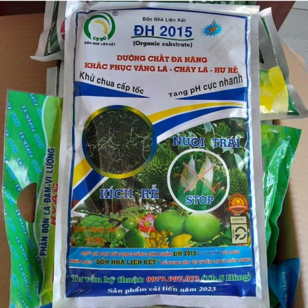 Hình ảnh sản phẩm ĐH2015 Tăng PH nhanh, ngừa cháy lá, ra rễ mạnh, cải thiện đất chua giá 160k