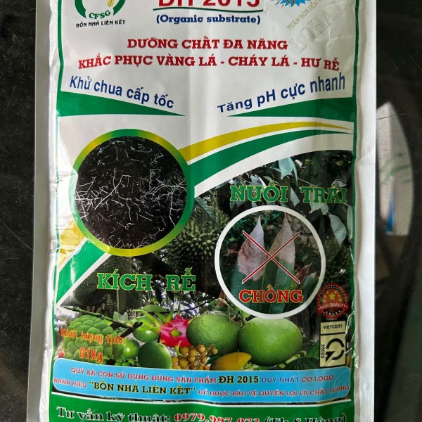 Hình ảnh sản phẩm ĐH2015 Tăng PH nhanh, ngừa cháy lá, ra rễ mạnh, cải thiện đất chua giá 160k