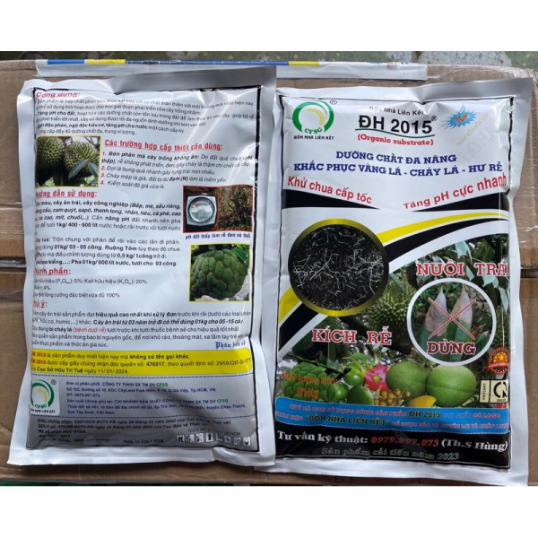 Cách bón ĐH2015 để cải thiện độ pH đất chua và thúc đẩy rễ cây mạnh hơn
