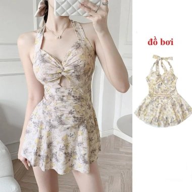 đồ bơi bikini liền thân kín đáo , đồ tắm biển body kín