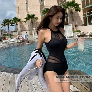 Đồ Bơi Nữ Màu Đen Siêu Cute - Váy Bikini Đi Biển Giá Rẻ Chỉ 79K!