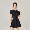 Đồ bơi nữ váy tay cọc có đệm ngực, giá chỉ 159k - Quần đùi bên trong, thoải mái cho bạn nữ 2