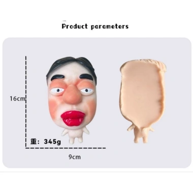 Đồ chơi giảm stress văn phòng búp bê đồng nghiệp nặn mụn, tặng bơm và màu - chỉ 125k