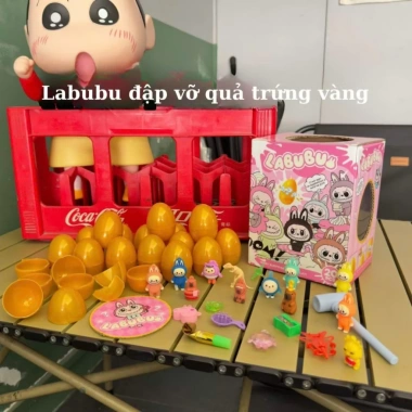 Đồ Chơi Hộp Mù Đập Trứng Vàng Giảm Stress Cho Bé - Capybara, Labubu, Kuromi Giá Cực Sốc 64.900đ