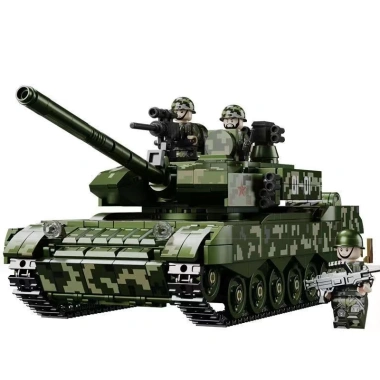 Đồ chơi lắp ráp xe tăng WWII - Mô hình quân sự hình khối, giáo dục bé trai 211k