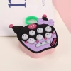 Đồ chơi móc khóa máy chơi game cầm tay mini Whack-A-Mole Pop It Bubble Fidget 9