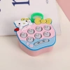 Đồ chơi móc khóa máy chơi game cầm tay mini Whack-A-Mole Pop It Bubble Fidget 10