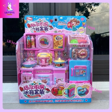 Đồ Chơi Nhà Bếp Nấu Ăn Mini - Nồi Cơm Điện Tủ Lạnh Siêu Cute Giá Chỉ 89.200 Đồng
