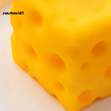 Đồ chơi phô mai Squishy Fidget tam giác - Giảm căng thẳng, mềm mại cho trẻ & người lớn