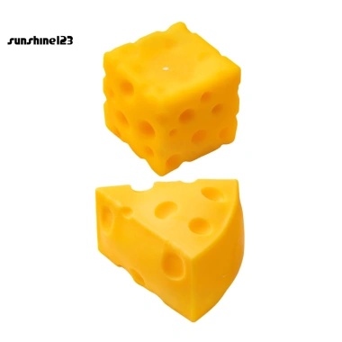 Đồ chơi phô mai Squishy Fidget tam giác - Giảm căng thẳng, mềm mại cho trẻ & người lớn