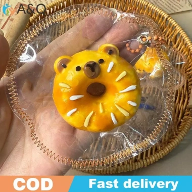Đồ chơi silicon Capybara Pinch Bóp giảm căng thẳng, kem bùn nén chậm, móc khóa quà tặng, 79.310₫
