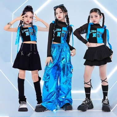 Đồ Nhảy Hip Hop Cho Bé Gái 3-14 Tuổi - Quần Áo Croptop Biểu Diễn Hiện Đại Giảm Giá 4 Đồ Nhảy Hip Hop Cho Bé Gái 3-14 Tuổi - Quần Áo Croptop Biểu Diễn Hiện Đại Giảm Giá 4