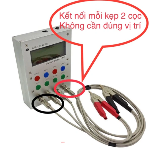 Hình ảnh sản phẩm Đồng hồ đo LCR XJW01 đo cuộn cảm,tụ,điện trở độ chính xác cao,sai số 0.3%