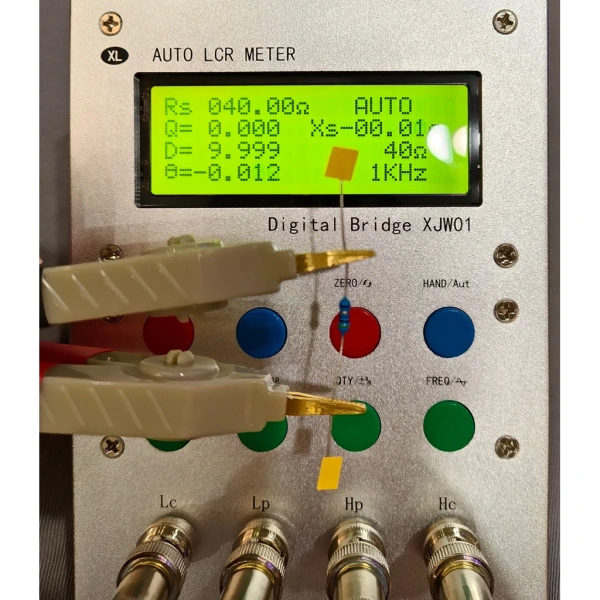 Hình ảnh sản phẩm Đồng hồ đo LCR XJW01 đo cuộn cảm,tụ,điện trở độ chính xác cao,sai số 0.3%